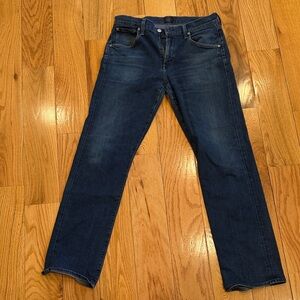 Citizens Of Humanity Dark Blue Straight Jeans